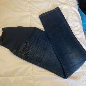 Old navy full panel maternity skinny jeans size 10.